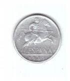 Moneda Spania 10 centimos 1945, stare relativ buna, curata