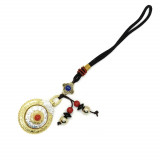 Amuleta feng shui 2022 zodiac cu cele 8 simboluri norocoase si liliac pentru protectie si bunastare, Stonemania Bijou