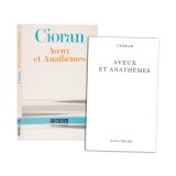 Emil Cioran, Aveux et Anath&egrave;mes, 1987