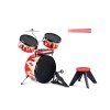 Set Tobe Orga Jucarie Lemn Hape Copii +3 Ani, Toba cu Pedala, Tom, Orga cu clape, Scaun inclus