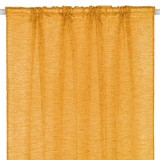 Perdea decorativa cu banda, Galben mustar, 140x260cm, CMCLASS
