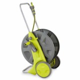 Furtun Gradina cu Derulator Verve 40 m, Plastic, Verde, Universal, Extensibil, Presiune 2 bar