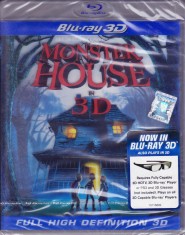 Blu Ray 3D: Monster House (original, SIGILAT, sub. romana - vezi descriere )