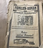 DER FAMILIEN ROMAN , Friedrich Augsburger, , edt Eminescu, Cernauti Pret 3 lei, Nr 19