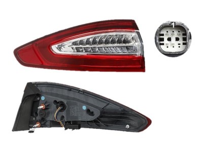 Stop spate lampa Ford Mondeo, 03.2015-01.2019, Model Hatchback, partea Stanga, 5 usi, partea exterioara; LED, DEPO foto