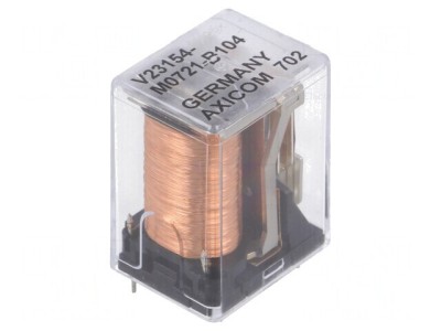 Releu electromecanic DPDT 24VDC 2A miniaturale foto