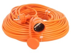 Prelungitor alimentare KEL 3x1,5mm2 50m PVC portocalie cu 1 priză