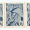 Romania, lot 136 cu 5 timbre fiscale de ajutor, Ziua dezrobirii, MNH