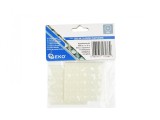 Set protectie de silicon pentru mobila, 8 mm, 50 elemente, Geko G29820