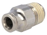 Racord Push-In Alamă Nichelată BSP 1/4"