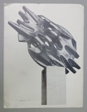 PETRU JECZA , SCULPTURA , CATALOG DE EXPOZITIE , 1970