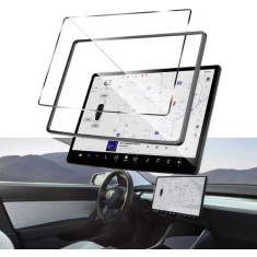 Tesla Model 3 / Y / Folie Protectie Tempered glass Clear / Matte