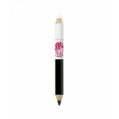 Creion de ochi cu doua capete Maybelline Big Eyes Liner, Nuanta 01 Black&amp;White