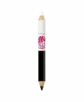 Creion de ochi cu doua capete Maybelline Big Eyes Liner, Nuanta 01 Black&amp;amp;White foto