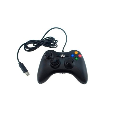 Controller pentru Xbox 360 wired gamepad, negru foto