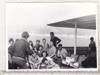 bnk foto Orsova vazuta dinspre Dunare , de pe vasul Mehedinti - 1974 foto