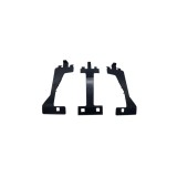 Suport bara protectie Renault Captur, 2017-02.2020, Fata, set (3 buc.), Aftermarket
