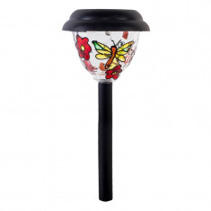 Lampa solara Sunny Flower, 38 cm, 10 lm, lumina calda, model floral foto