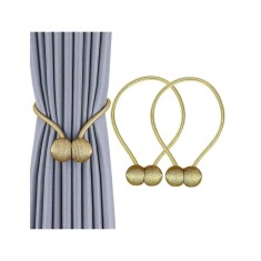 Bratara magnetica de prindere perdele draperii model GOLDEN BALLS