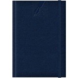 Agenda A5 nedatata Colere EJ-1501, 224 pagini, cu elastic, albastru inchis