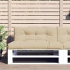 VidaXL Perne pentru paleți, 2 buc., bej, material textil