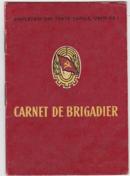 CARNET DE BRIGADIER 1960