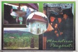 Bnk cp Manastirea Pangarati - Vedere - necirculata, Printata, Neamt