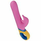 Vibrator cu stimulator de clitoris și punct G. 13 vibrații Funcție de rotație