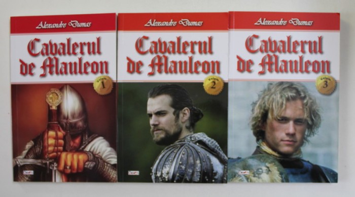 CAVALERUL DE MAULEON de ALEXANDRE DUMAS , VOLUMELE I - III , 2019