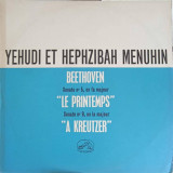 Disc vinil, LP. Sonates Pour Piano Et Violon, Nr. 5 Le Printemps. Nr. 9 A Kreutzer-Beethoven, Yehudi, Hephzibah