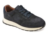 Cumpara ieftin Pantofi sport CLARKS bleumarin, RADWELL TIE, din piele intoarsa