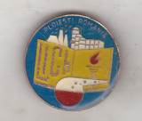 Bnk ins Insigna Liceul industrial de chimie Ploiesti, Romania de la 1950