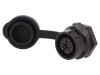 Conector Circular Mama LUTRONIC 5-Pin IP67, Plastic, Aurit, Montare Panou, 5A 400V