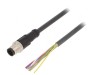 Cablu de conectare M12 8 pini 2m 30VAC 4A