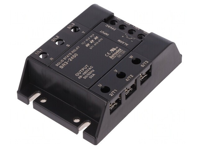 Releu Semiconductor 50A 3-Fazat 48-480VAC