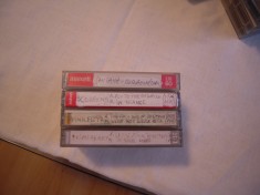 LOT de 4 casete audio MAXELL (1 buc CrO2 90min, 1 buc norm 60min, 2 buc norm 90)