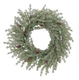 Coronita Craciun brad artificial verde conuri &Oslash; 60 cm