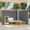VidaXL Copertină laterală retractabilă, antracit, 140 x 600 cm 48456