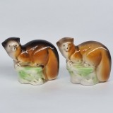 Jderi (set) bibelouri portelan romanesc, vechi, vintage