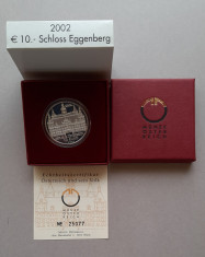 Moneda comemorativa de argint - 10 Euro 2002, Austria foto