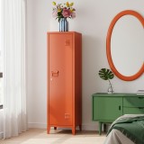 Dulap metalic vestiar Kurikka 137x38x38 cm rosu caramida