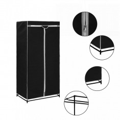 Sifonier, negru, 75 x 50 x 160 cm GartenMobel Dekor