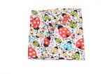Cearsaf patut 120x60 cm bumbac 100% model buburuze