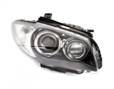 Far BMW Seria 1 (E81/E82/E87/E88), 03.2007-10.2013, partea Dreapta, VALEO, cu lumina de zi;tip bec D1S; electric; fara ballast; fara bec/-uri; cu mot foto