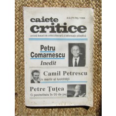 CAIETE CRITICE NR. 4-5 ( 77-78) / 1994