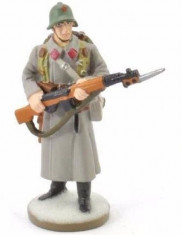 Soldat de plumb / figurina - Armata Rosie, infanterist iarna foto