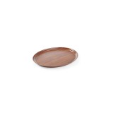 Tava servire ovala, lemn armat laminat cu strat anti-alunecare, Hendi, 20x26.5 cm