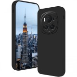 Husa de protectie, flippy, pentru honor magic 6 pro, liquid silicone, cu microfibra pe interior, protectie antisoc, compatibil incarcare wireless, neg