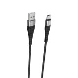 Cablu Borofone 1M Negru BX32 USB-A la Type-C