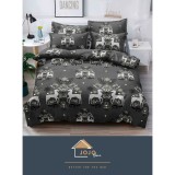 Cumpara ieftin Lenjerie de pat 1 Persoana Model de Craciun - JJJ9009